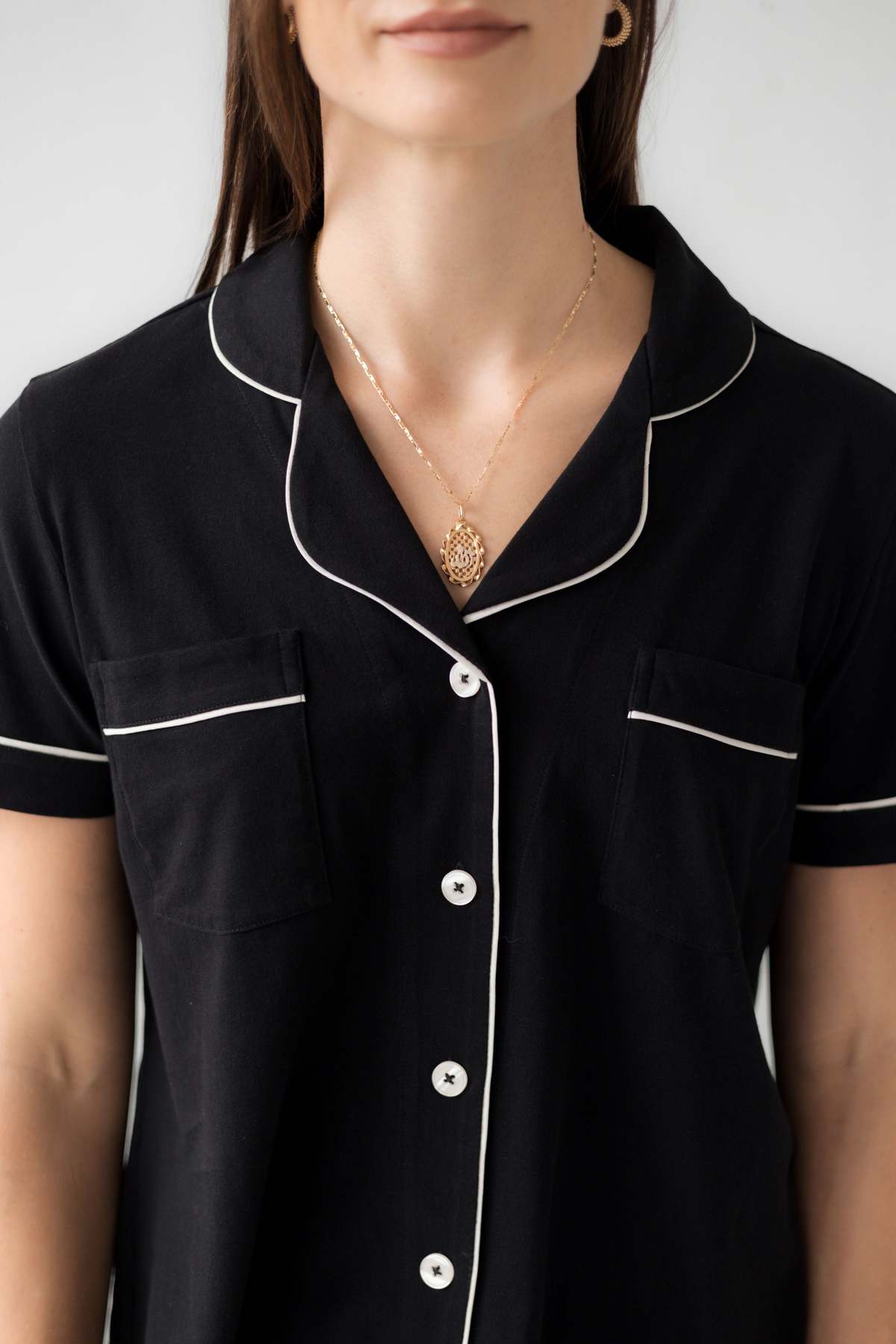 Salua Lingerie Classic Luxury Capri Pajamas - Image 14 of 22