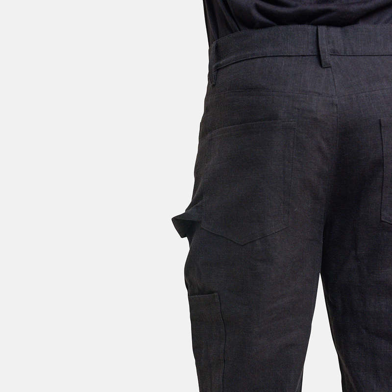 Blue&Cream Carpenter Pant - Black