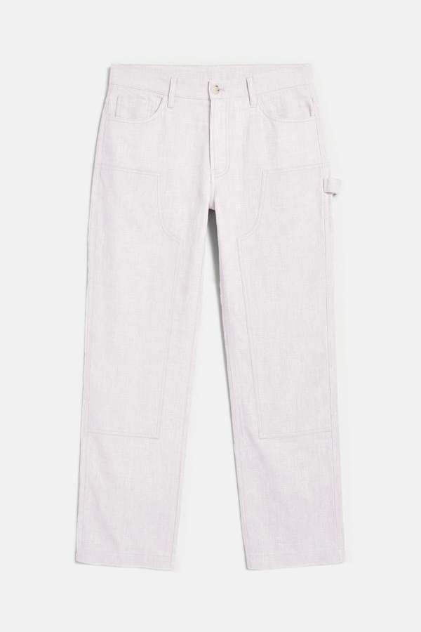 Blue&Cream Carpenter Pant - White