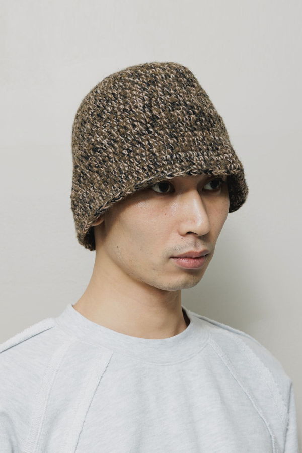 BAL ORIGINAL Mixed Hand Knitted Bucket Hat