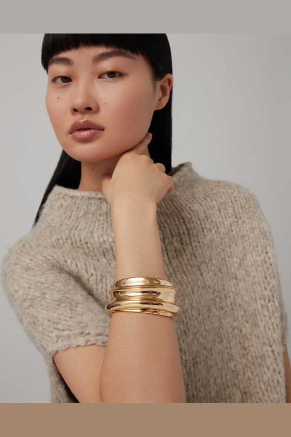 Jenny Bird Mega Lennon Bangle - Gold