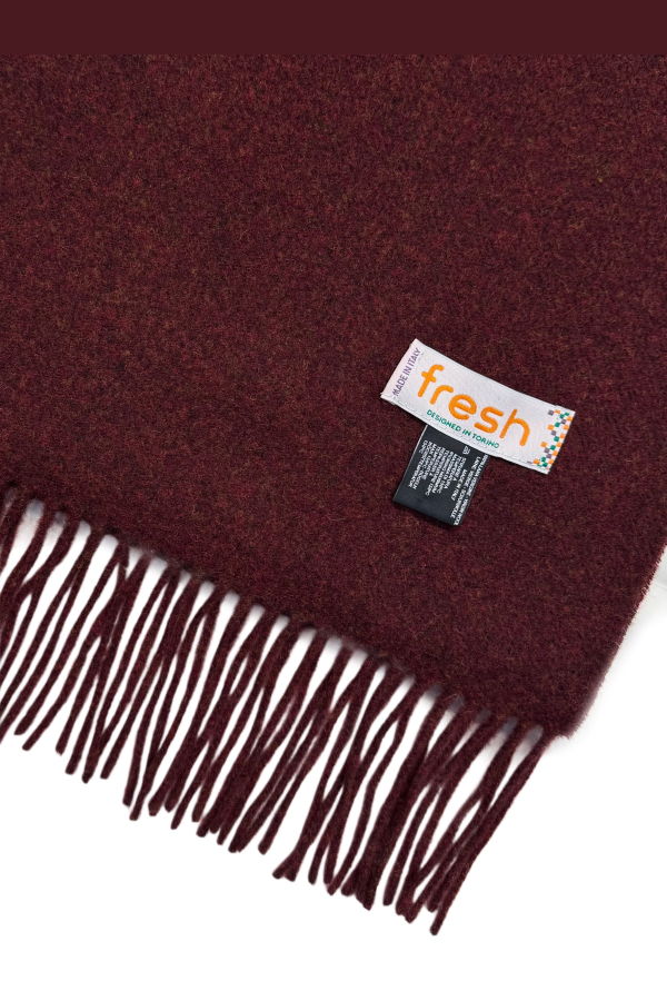 Fresh Bordeaux Wool Scarf