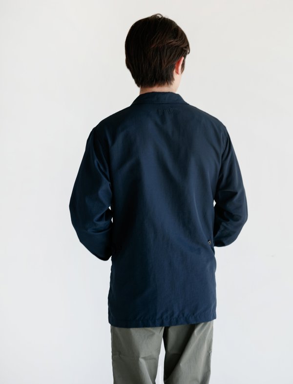 Enginereed Garments Loitor Jacket ナイロン Engineered Garments Loiter Jacket - Dark Navy Nylon | Garmentory