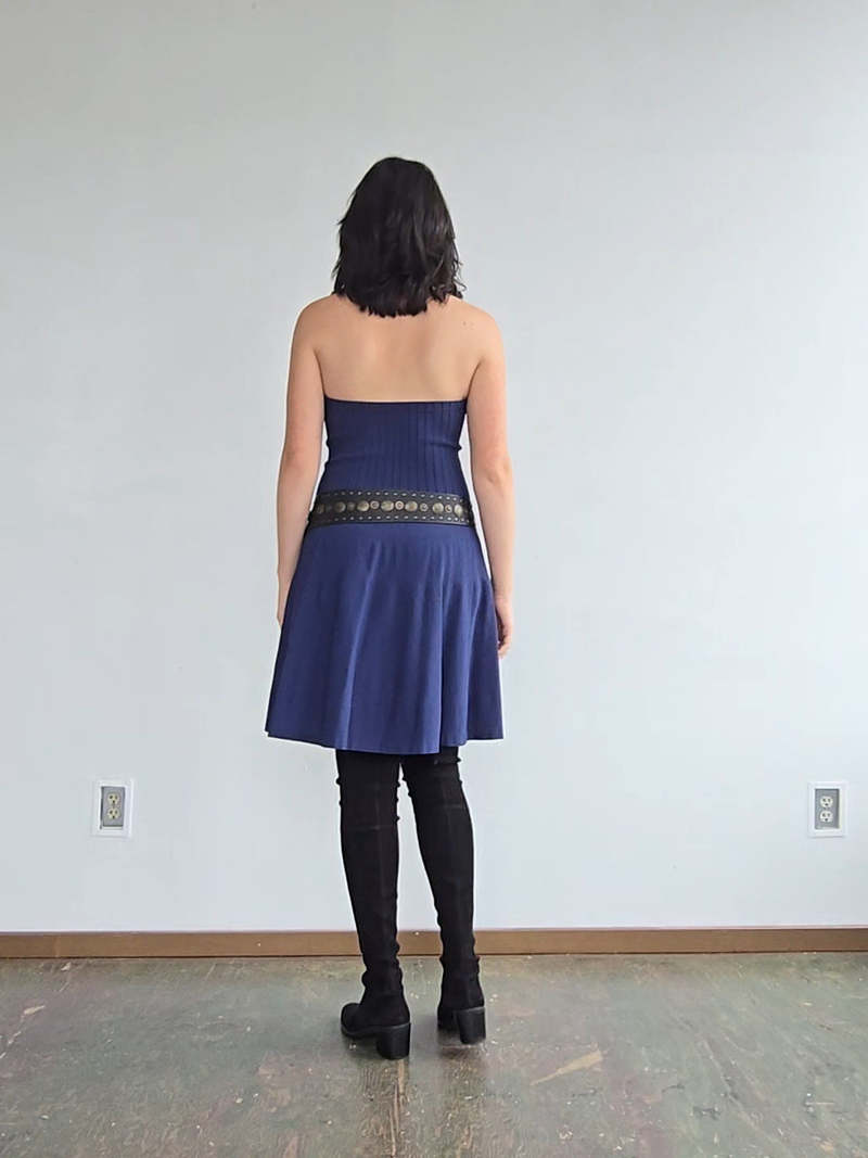 Vintage Italian Leather Coin Hardware Belt