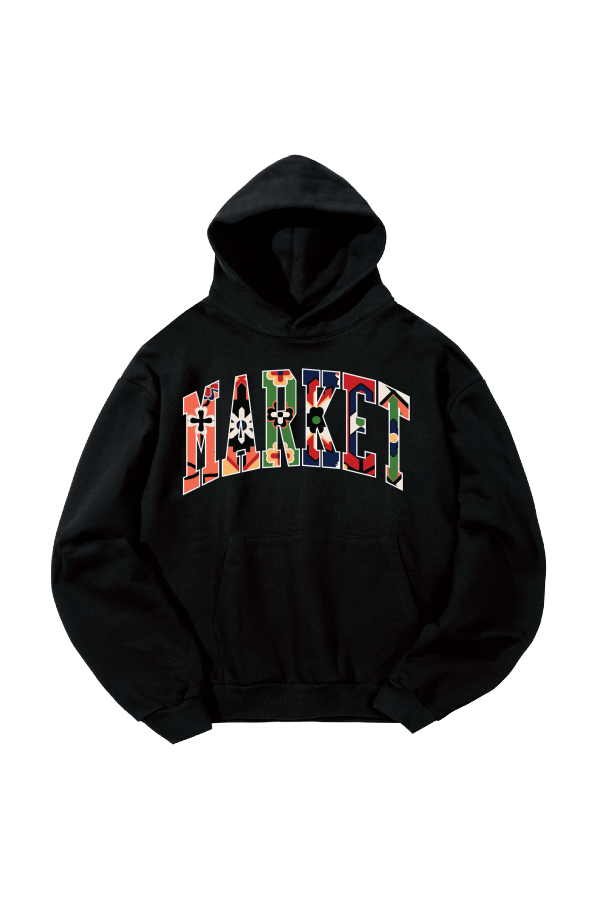 MARKET Floral Rug Arc Hoodie