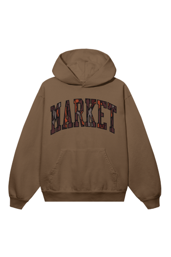 MARKET Tree Bark Arc Hoodie