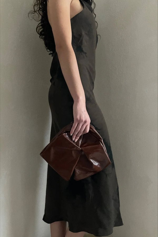 Ceres Monae Twist Bag - Burgundy