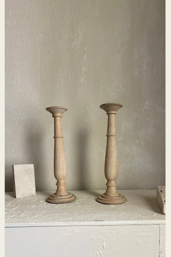 Ceres Monae Pillar Candle Holder Set