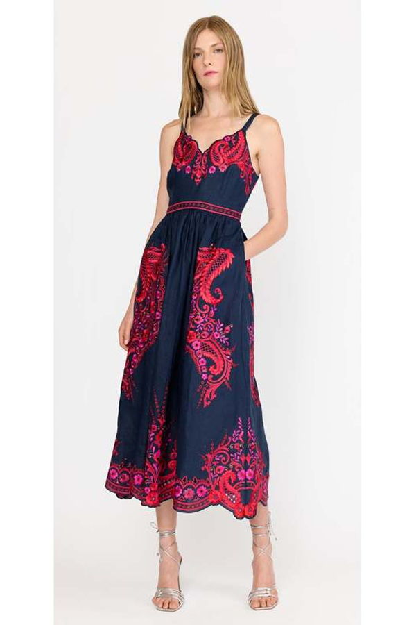 CHRISTY LYNN Holly Dress - Midnight Rosaria