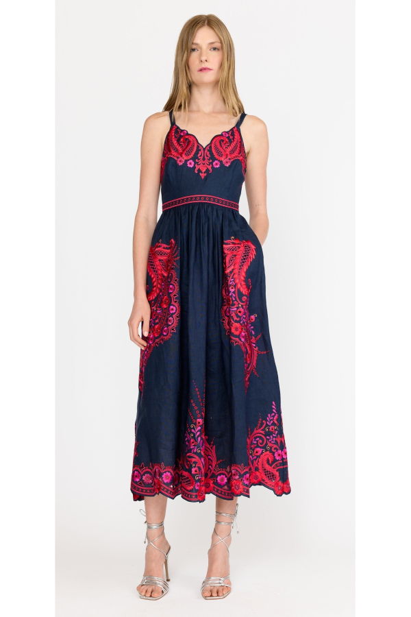 CHRISTY LYNN Holly Dress - Midnight Rosaria