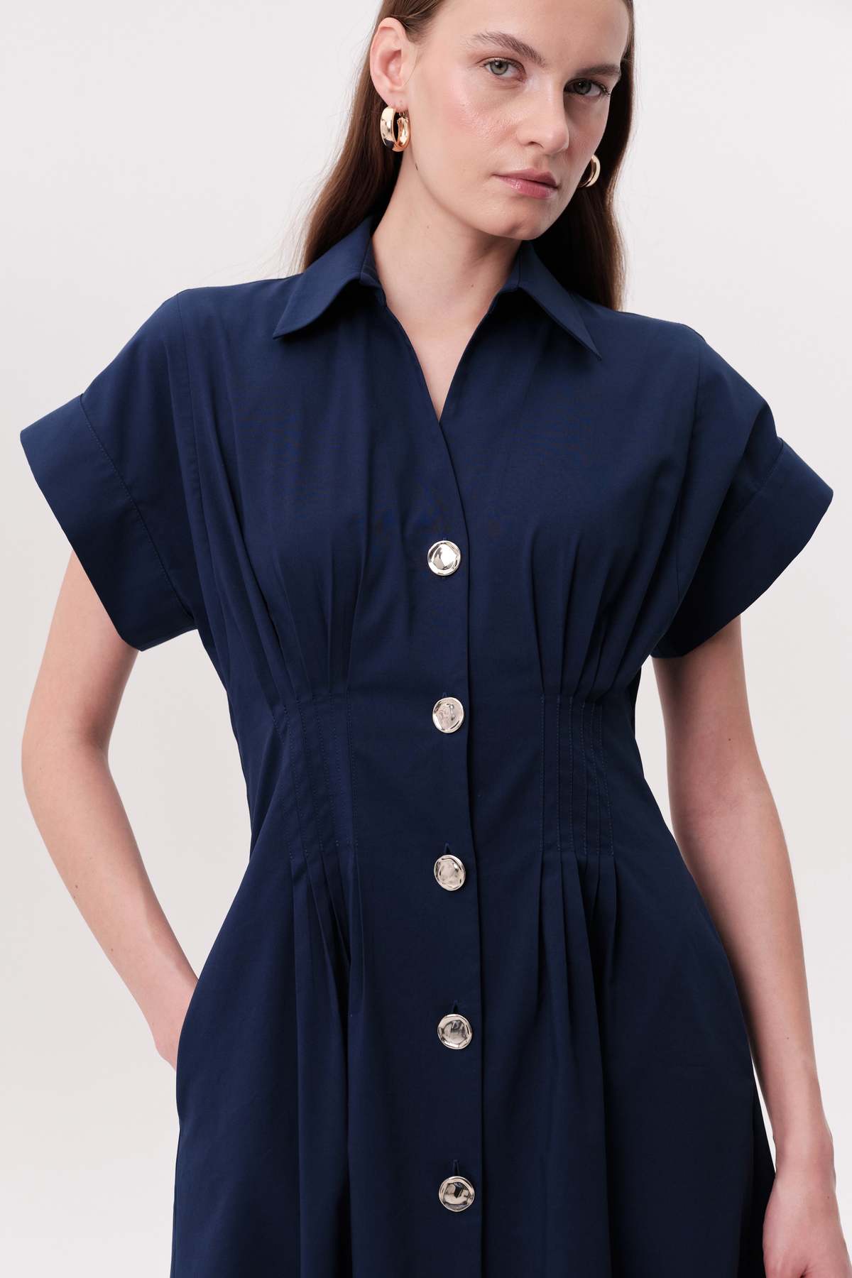 Exquise USA Reilly Dress - Navy - Image 2 of 4