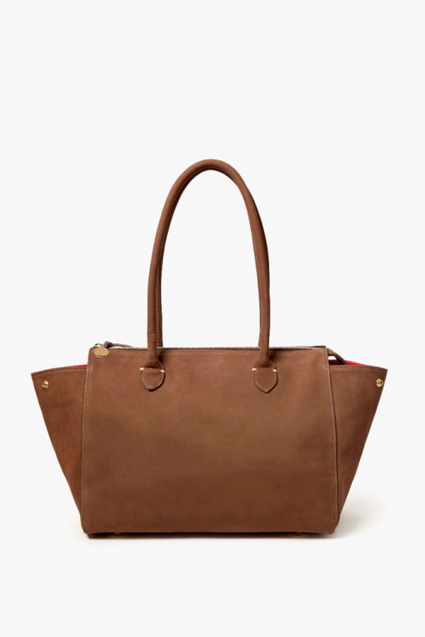 Clare V. Beatrice Nubuck Smooth Bag