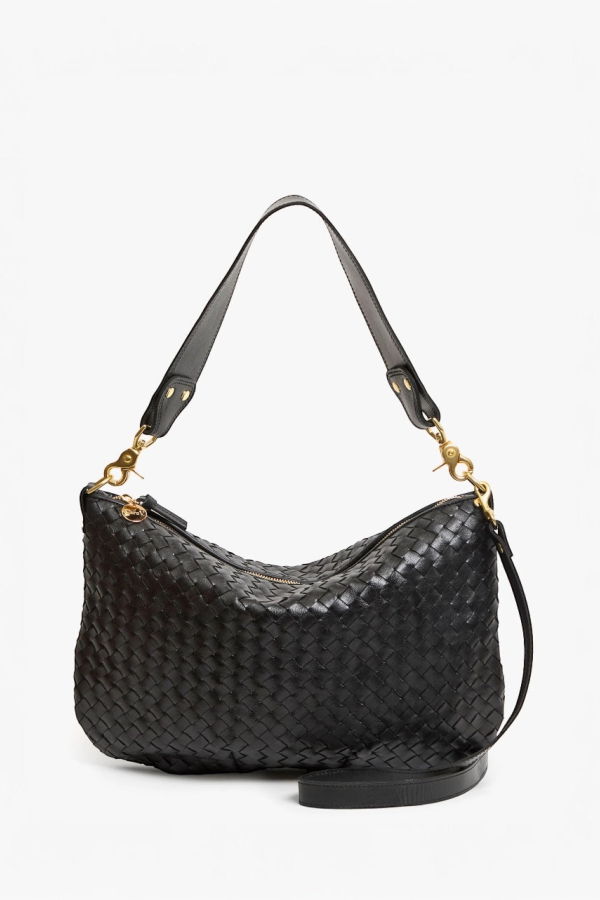 Clare V. Moyen Messenger Diagonal Woven Bag