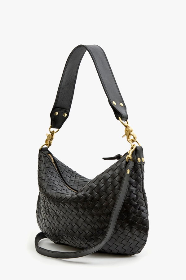 Clare V. Moyen Messenger Diagonal Woven Bag