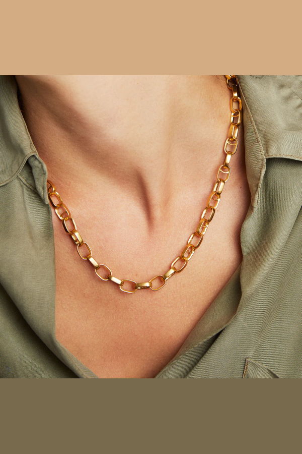 Dean Davidson Manhattan Chain Link Statement Necklace