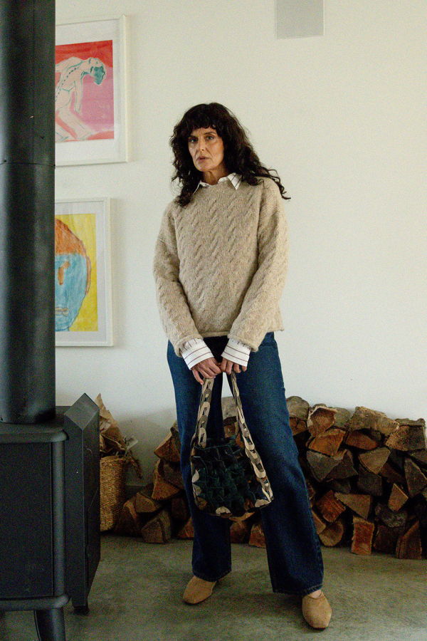 Lauren Manoogian Cable Crewneck Sweater