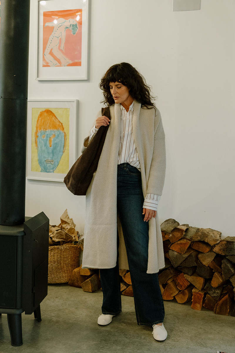 Lauren Manoogian Long Shawl Cardigan