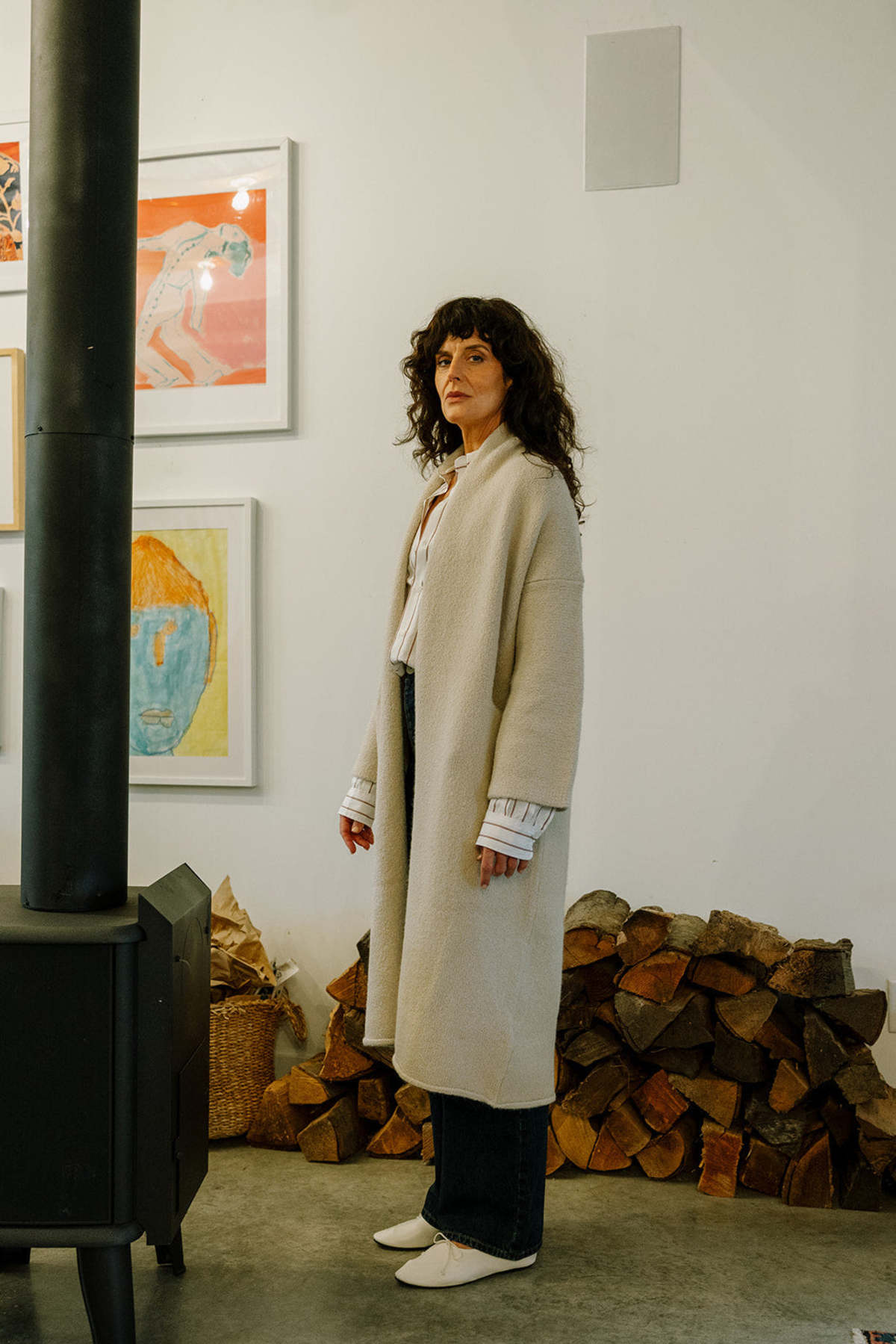 Lauren Manoogian Long Shawl Cardigan - Image 5 of 7