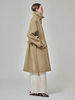Maison De Ines Layered Placket Wool Coat - Sage Beige - Thumbnail 3