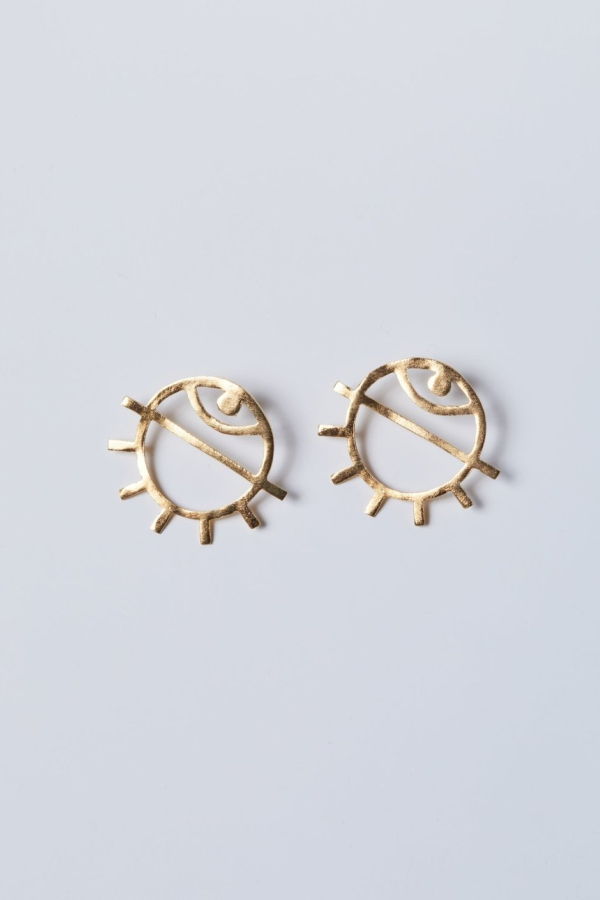 PAR ICI Medium Eye Stud Earrings
