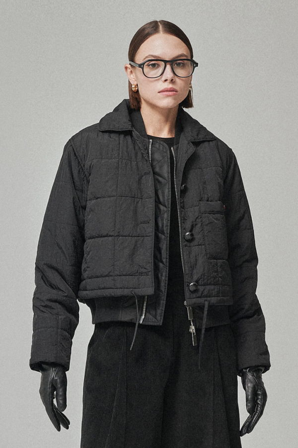 Maison De Ines 2Way Layered Blouson - Classic Black