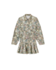 Ganni Tapestry Floral Shirt Dress - Jadeite - Thumbnail 1