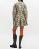 Ganni Tapestry Floral Shirt Dress - Jadeite - Thumbnail 4