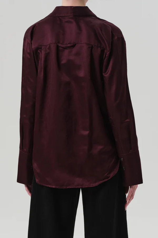 Citizens of Humanity Camilia Shirt - Burgundy