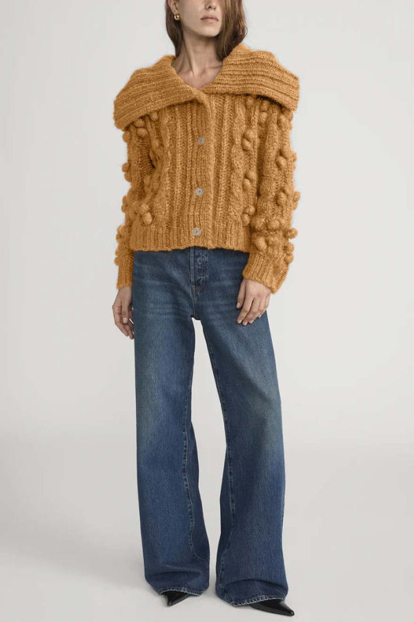 Frame The Bauble Cardigan - Camel