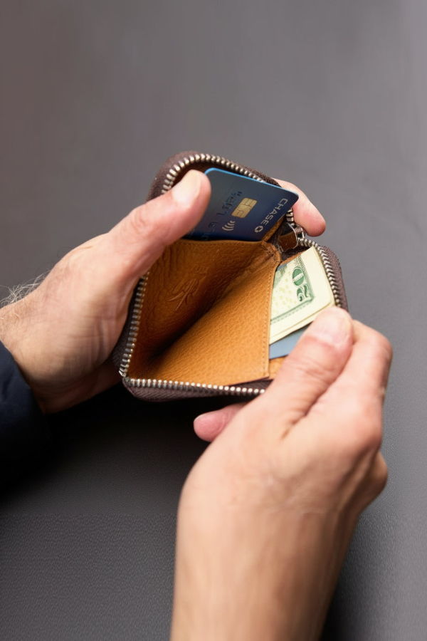 Tusk Ascot Small Zip Card Wallet