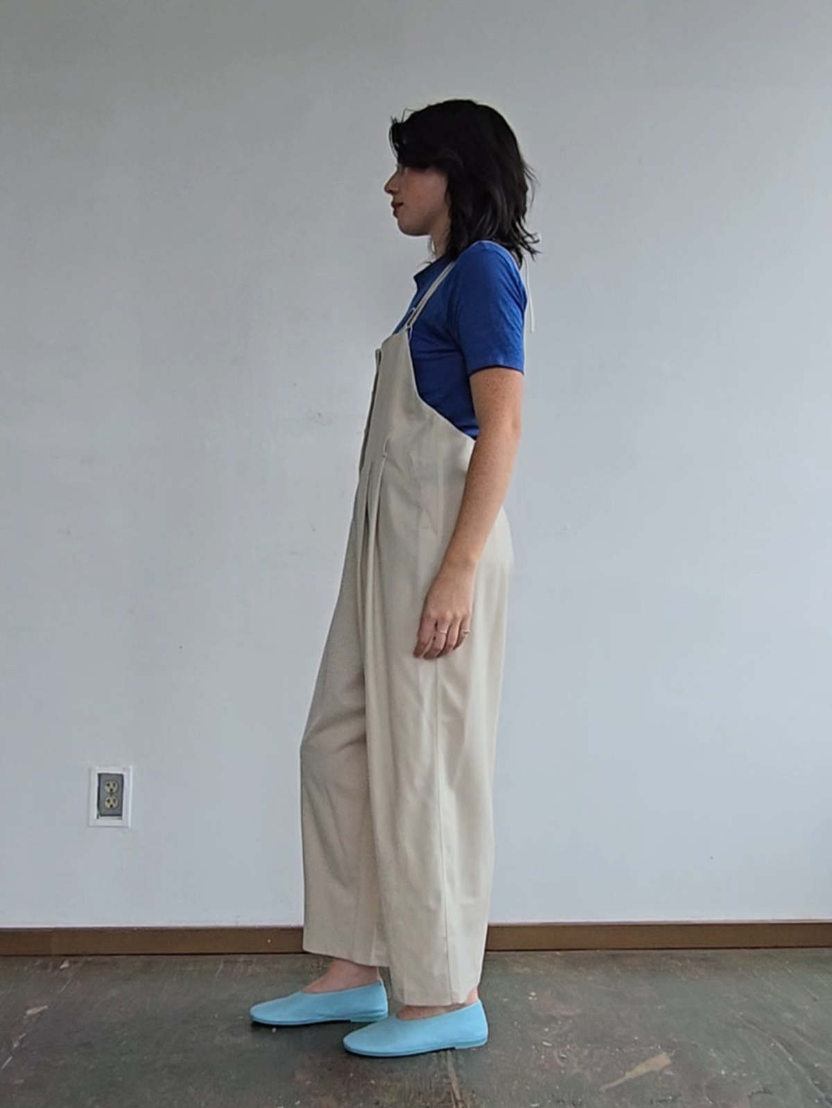 Vintage Morgan Le Fay Wool Woven Overalls - Image 3 of 5