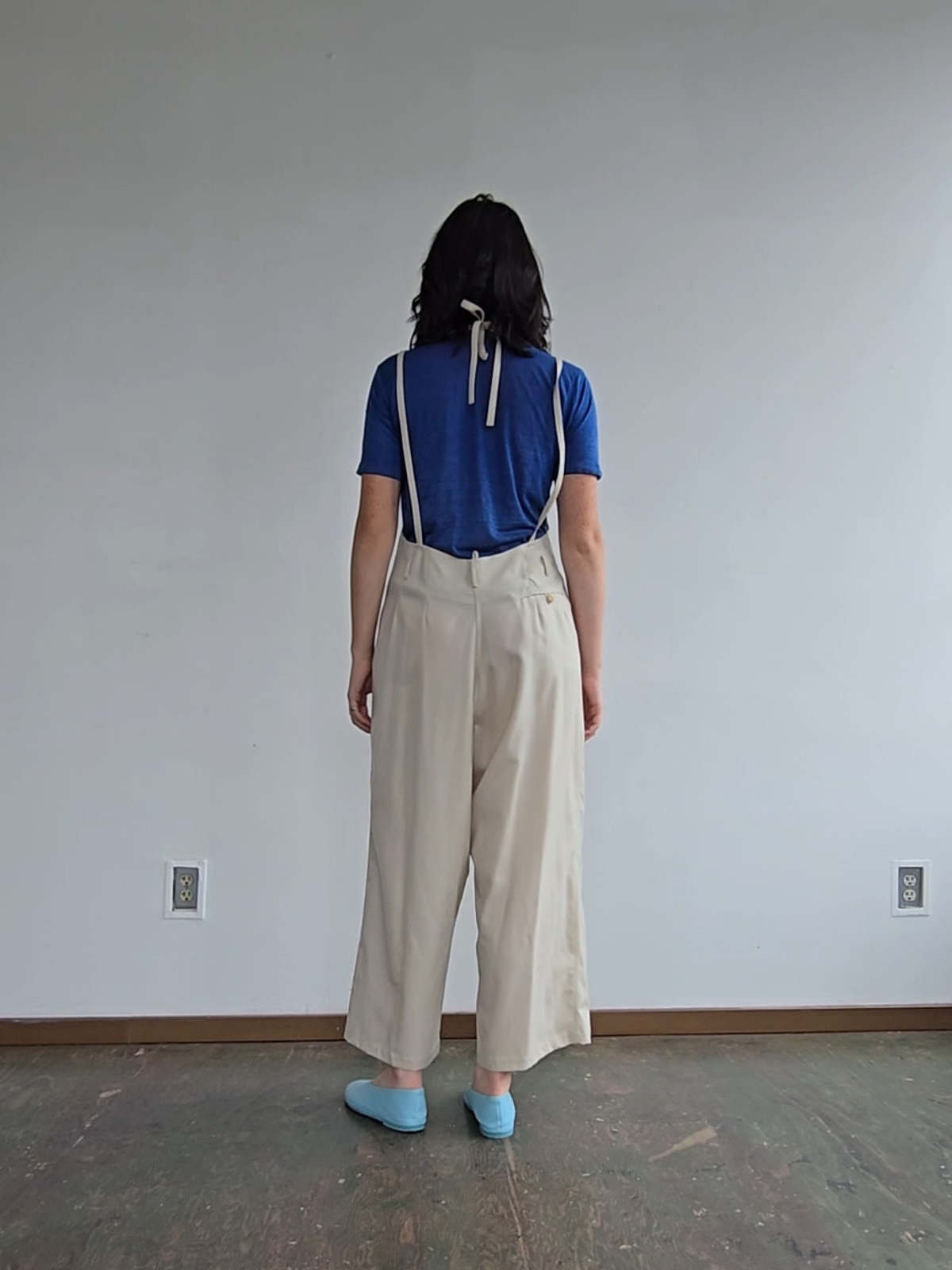 Vintage Morgan Le Fay Wool Woven Overalls - Image 4 of 5