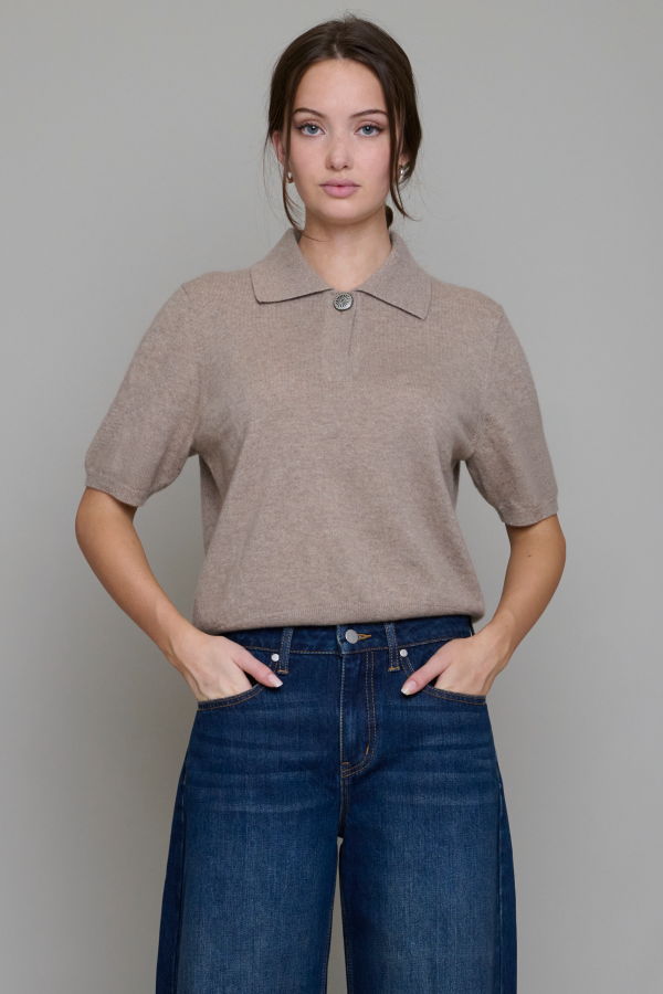 TT Studios Dakota Cashmere Shirt - Beige