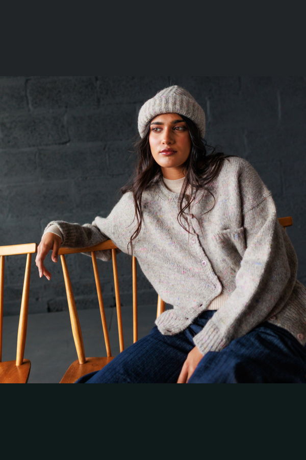 Mabli Moya Cardigan - Puddle Grey