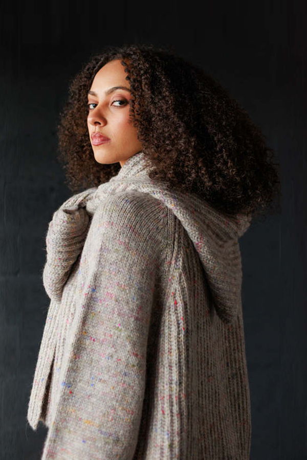 Mabli Adult Moya Hooded Scarf - Puddle Gray