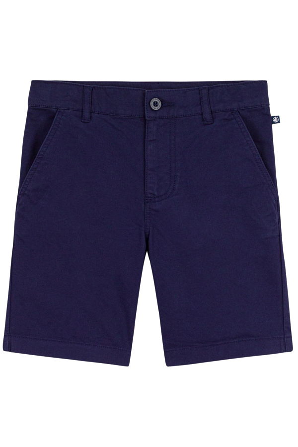 KIDS Petit Bateau Bermuda Shorts - Navy Blue