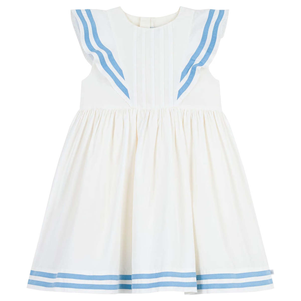 KIDS Petit Bateau Child Dress - White - Image 1 of 6