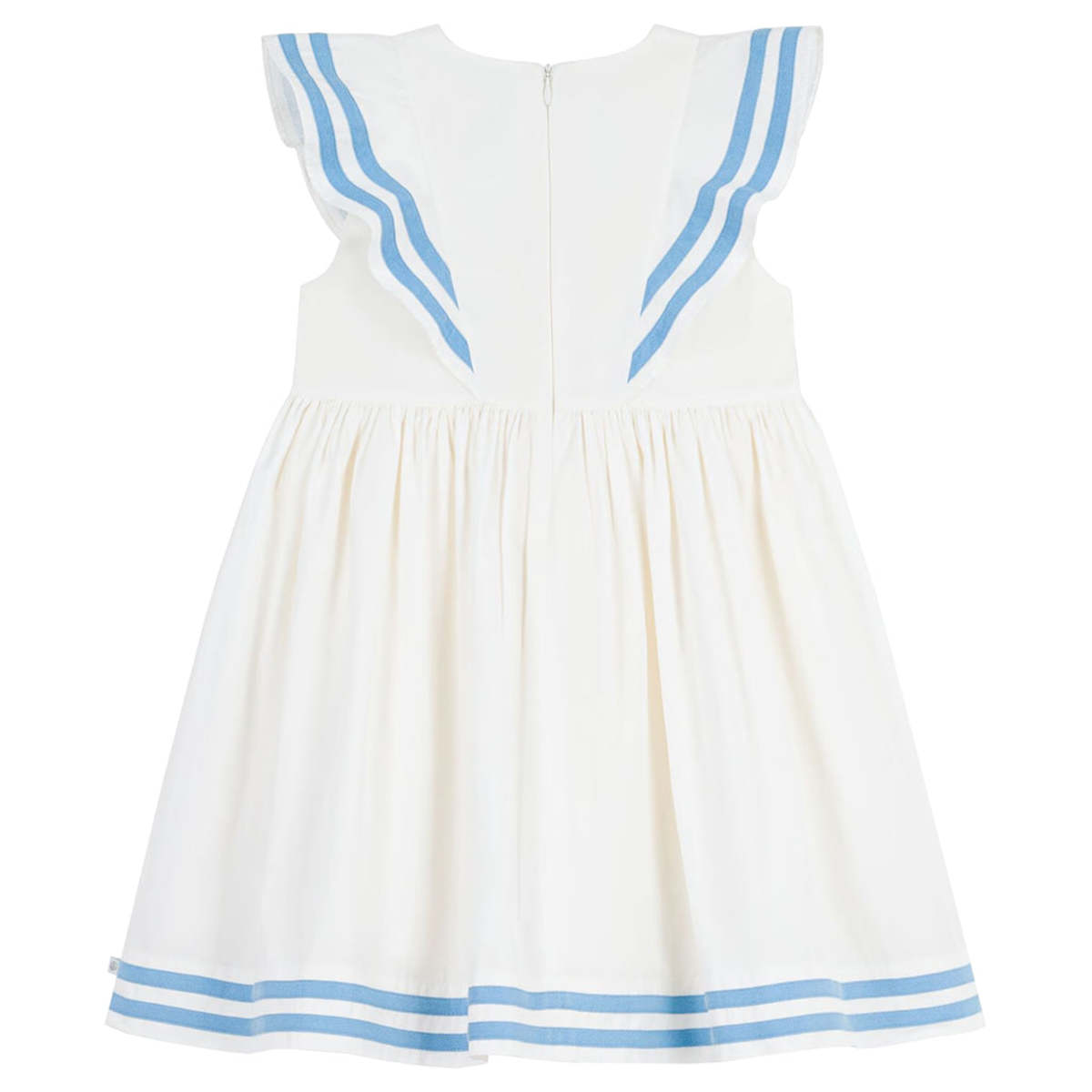 KIDS Petit Bateau Child Dress - White - Image 2 of 6