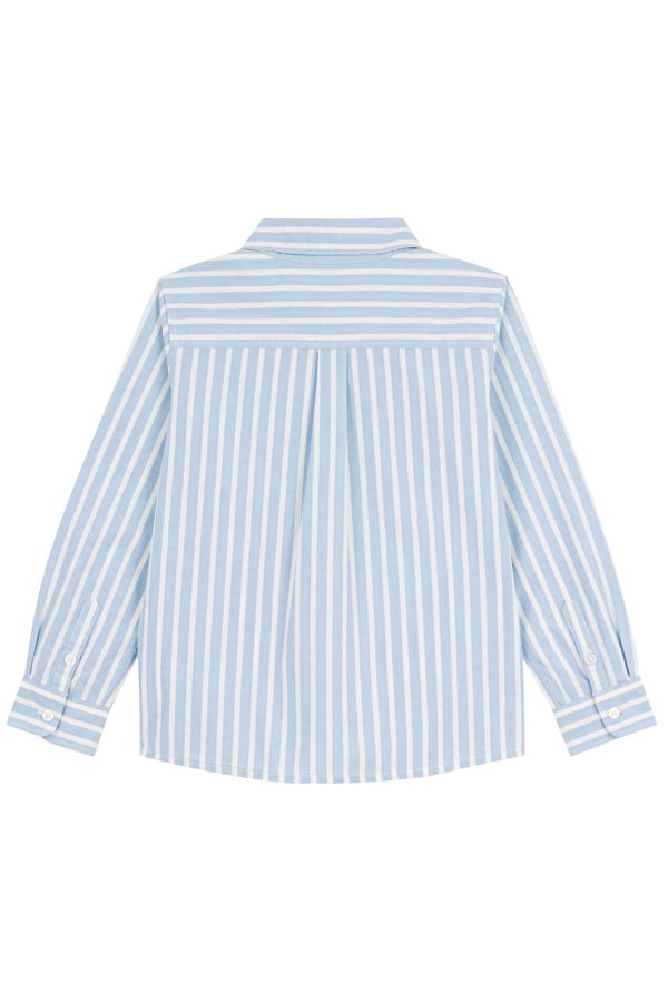 KIDS Petit Bateau Flo Shirt - Blue/White Stripes