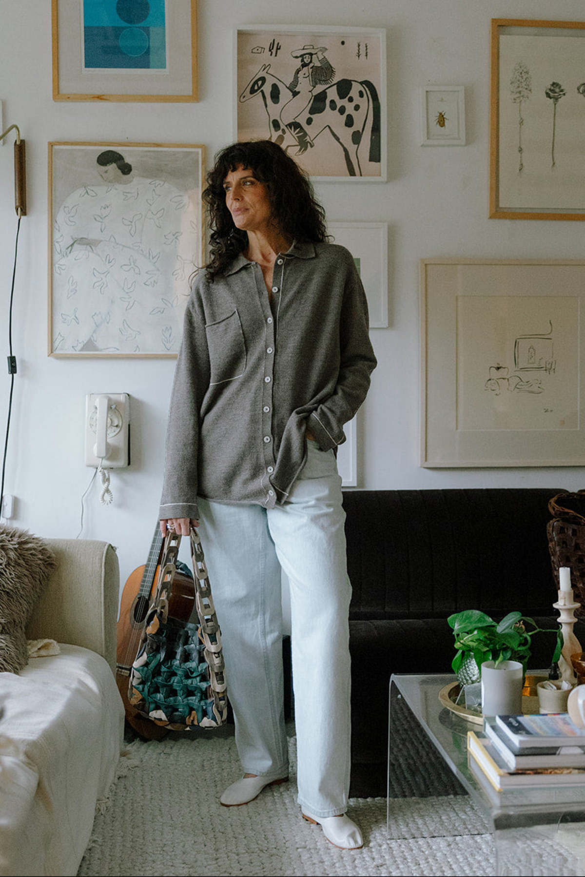 Lauren Manoogian Stitch Big Shirt - Image 2 of 7