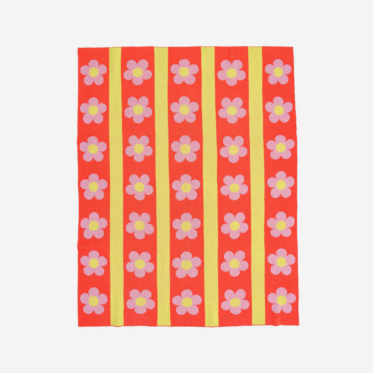 Verloop Melon Flower Stripe Throw - Image 2 of 3