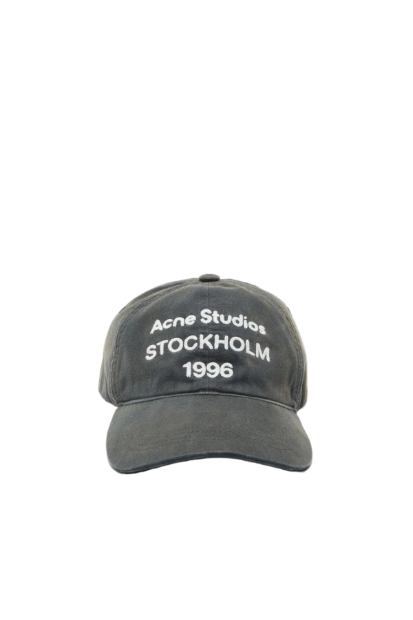 Acne Studios Logo 1996 Cap - Faded Black