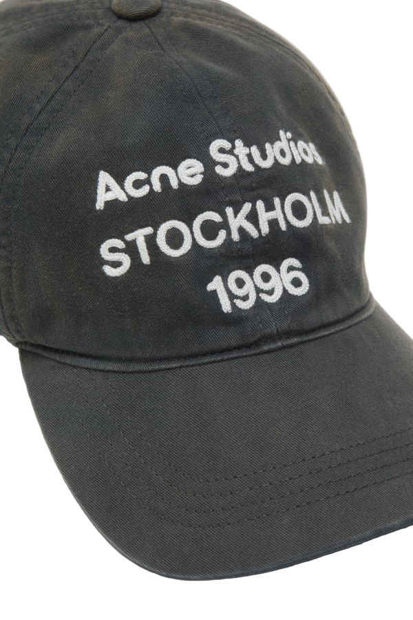 Acne Studios Logo 1996 Cap - Faded Black