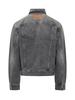 MARINE SERRE Dark Grey Denim Jacket - Dark Grey Denim - Thumbnail 2