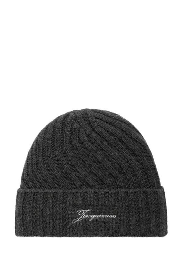 Jacquemus Beanie - Dark Grey