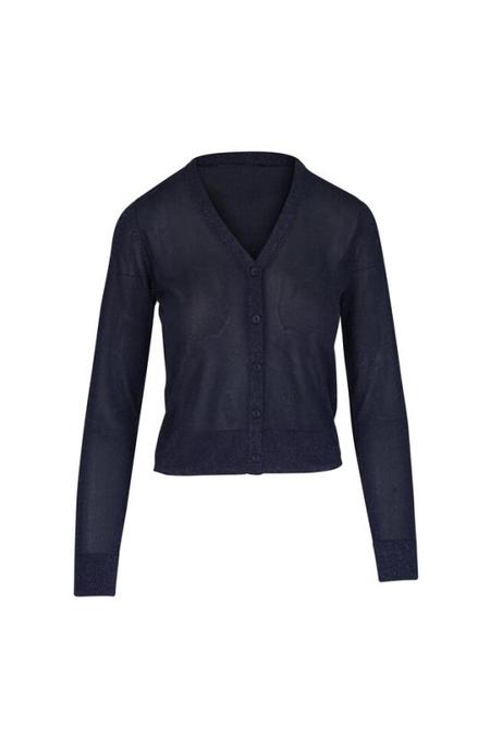 Auralee Cotton Linen Cut Shaggy Knit Cardigan - Light Green