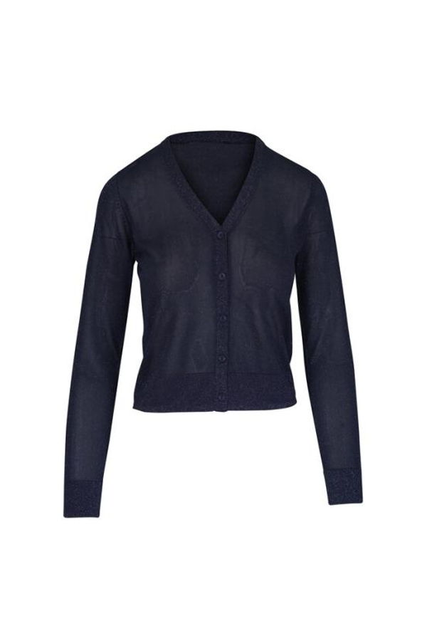 Auralee Cardigan - Navy