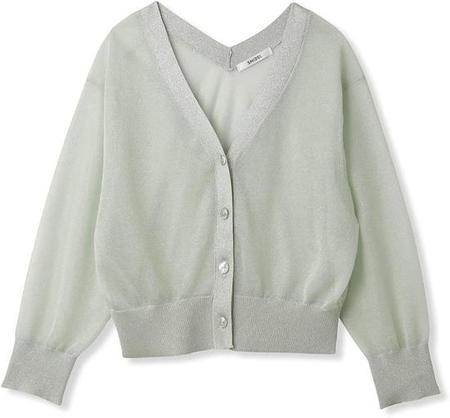 Auralee Shetland Wool Cashmere Knit Cardigan - Top Beige | Garmentory