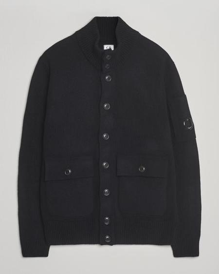 トップス Fred Perry Reissues Lambswool Cardigan Fred Perry Reissue Lambswool Cardigan - Black | Garmentory