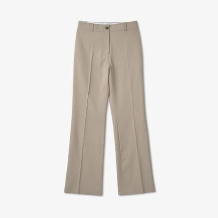 Studio Nicholson Dordoni Volume Pant in Cotton - Tan | Garmentory